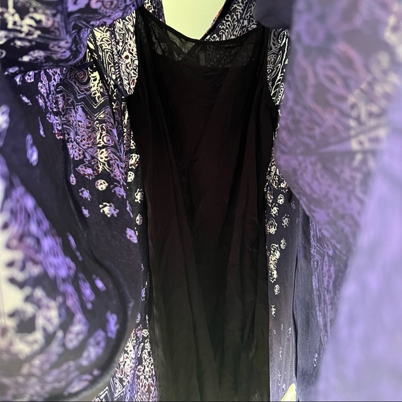 SOLD Free People - Mirror Mirror Velvet Mini Long Sleeves Dress - Picture 9 of 11